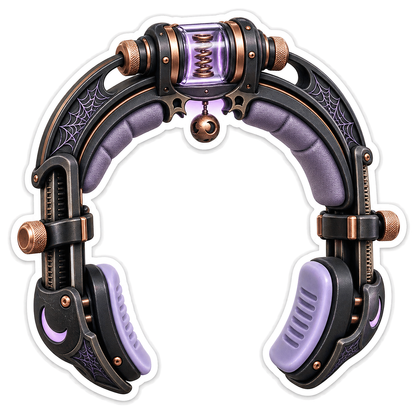 Graphene Headband Clamp Force Arch Vinyl Sticker Decal