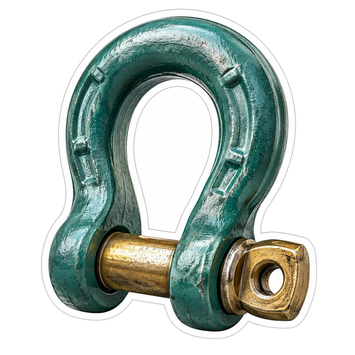Offroad Recovery D Ring Shackle Vinyl Sticker Decal