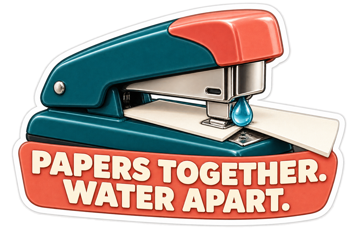 Papers Together Vinyl Sticker Decal