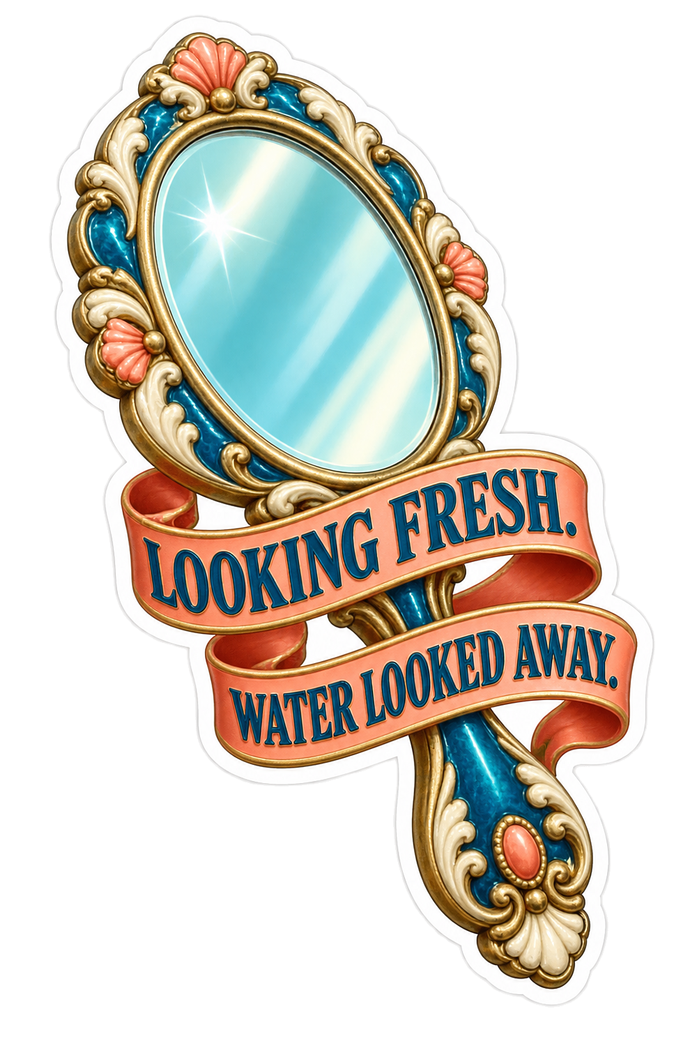 Looking Fresh Vinyl Sticker Decal