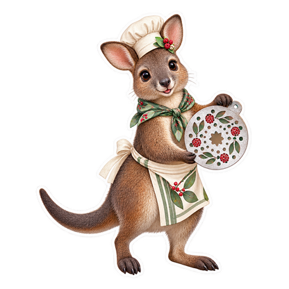 Encaustic Cork Civet Turron Honey Thread Reel Vinyl Sticker Decal