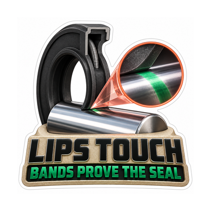 Wheel Seal Contact Band Check Vinyl Sticker Decal