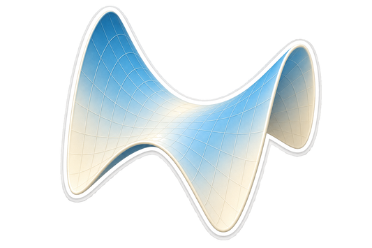 Hyperbolic Paraboloid Vinyl Sticker Decal