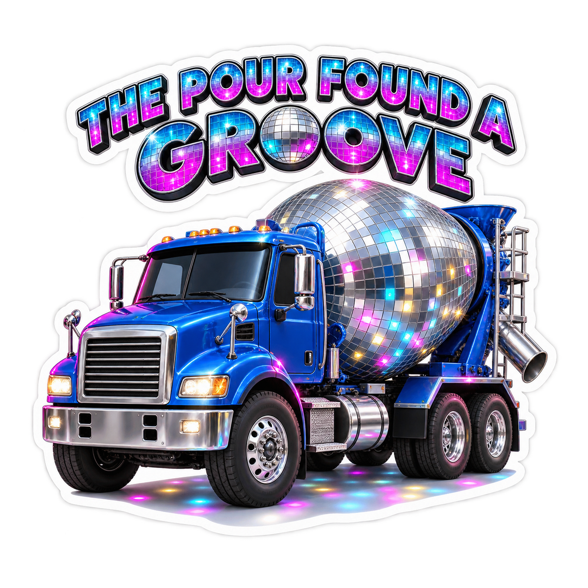 The Pour Found A Groove Vinyl Sticker Decal