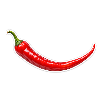 Chili Peppers Cayenne Pepper Vinyl Sticker Decal