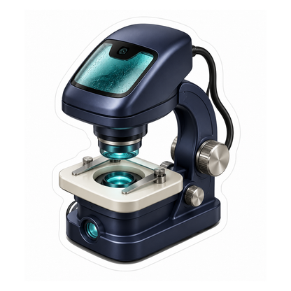Rain Sensor Microscope Vinyl Sticker Decal