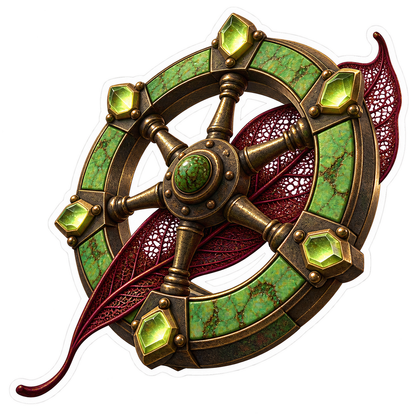 Cache Hunt Gaspeite Breadcrumb Prism Wheel Vinyl Sticker Decal