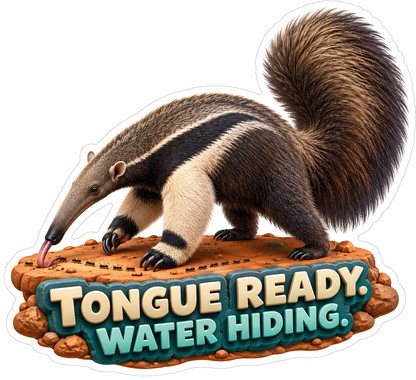 Tongue Ready Vinyl Sticker Decal
