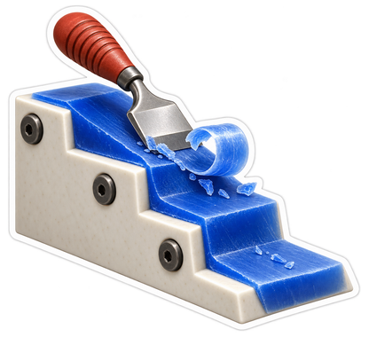 Encaustic Maker Zirconia Scraper Bevel Indexer Vinyl Sticker Decal