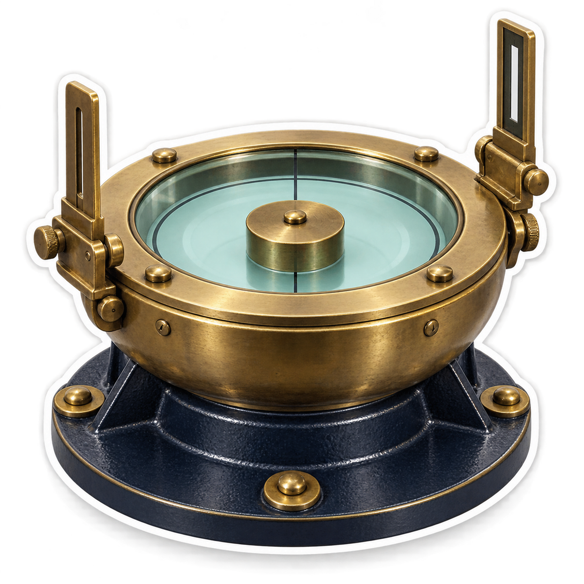 Historic Navigation Instruments Pelorus Vinyl Sticker Decal