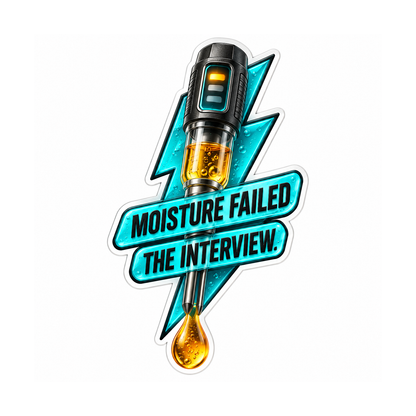 Brake Fluid Moisture Tester Vinyl Sticker Decal