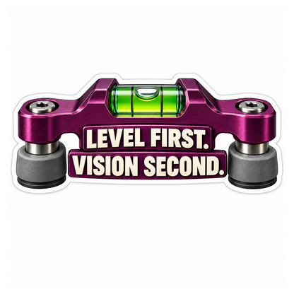 Windshield Camera Leveling Jig Vinyl Sticker Decal