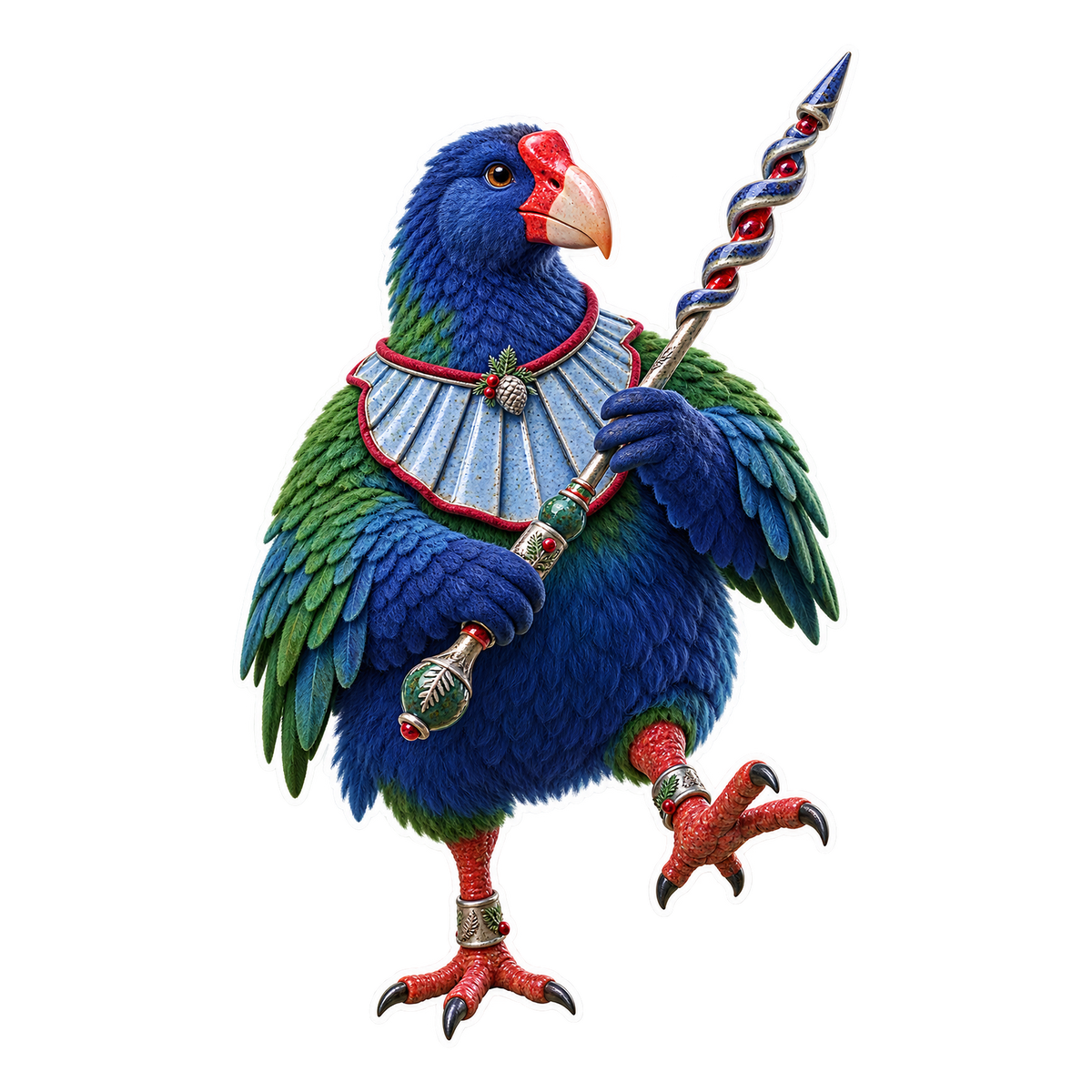 Moss Loop Takahe Potica Spiral Depth Probe Vinyl Sticker Decal
