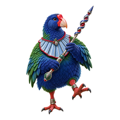 Moss Loop Takahe Potica Spiral Depth Probe Vinyl Sticker Decal