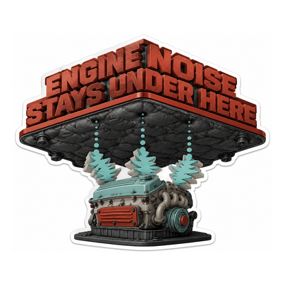 Hood Insulation Noise Under Vinyl Sticker Decal