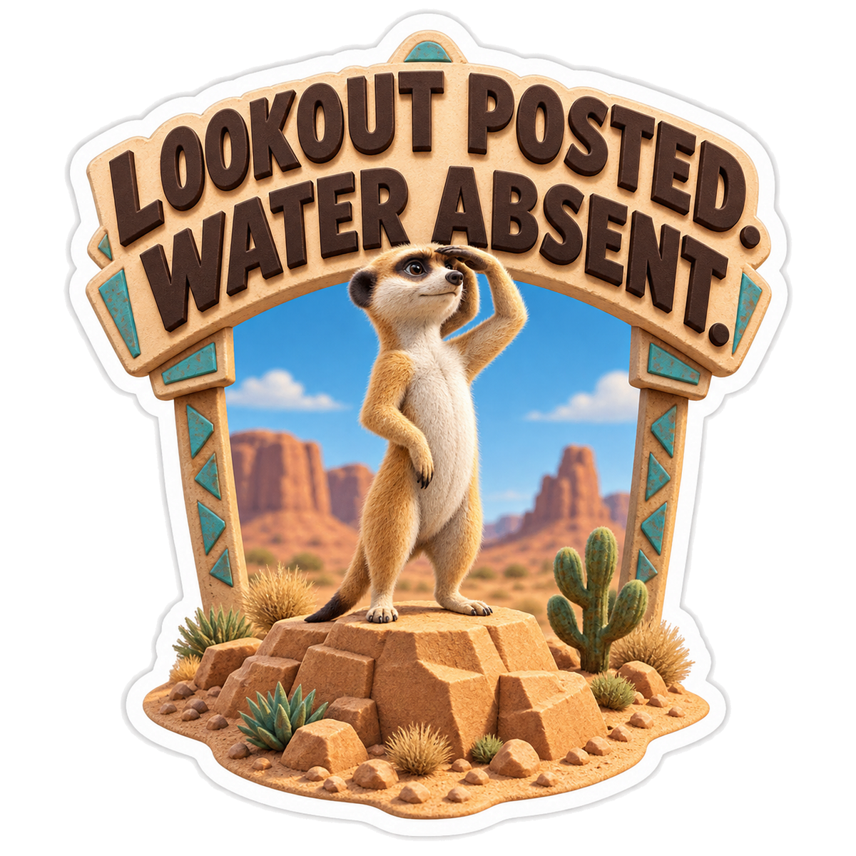 Lookout Posted Vinyl Sticker Decal