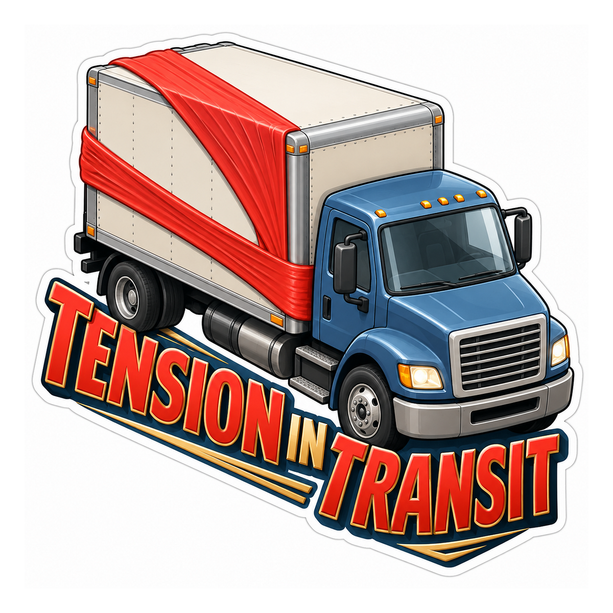 Tension In Transit Vinyl Sticker Decal