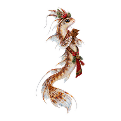 Frosted Acrylic Icefish Vortbrod Scoring Comb Vinyl Sticker Decal