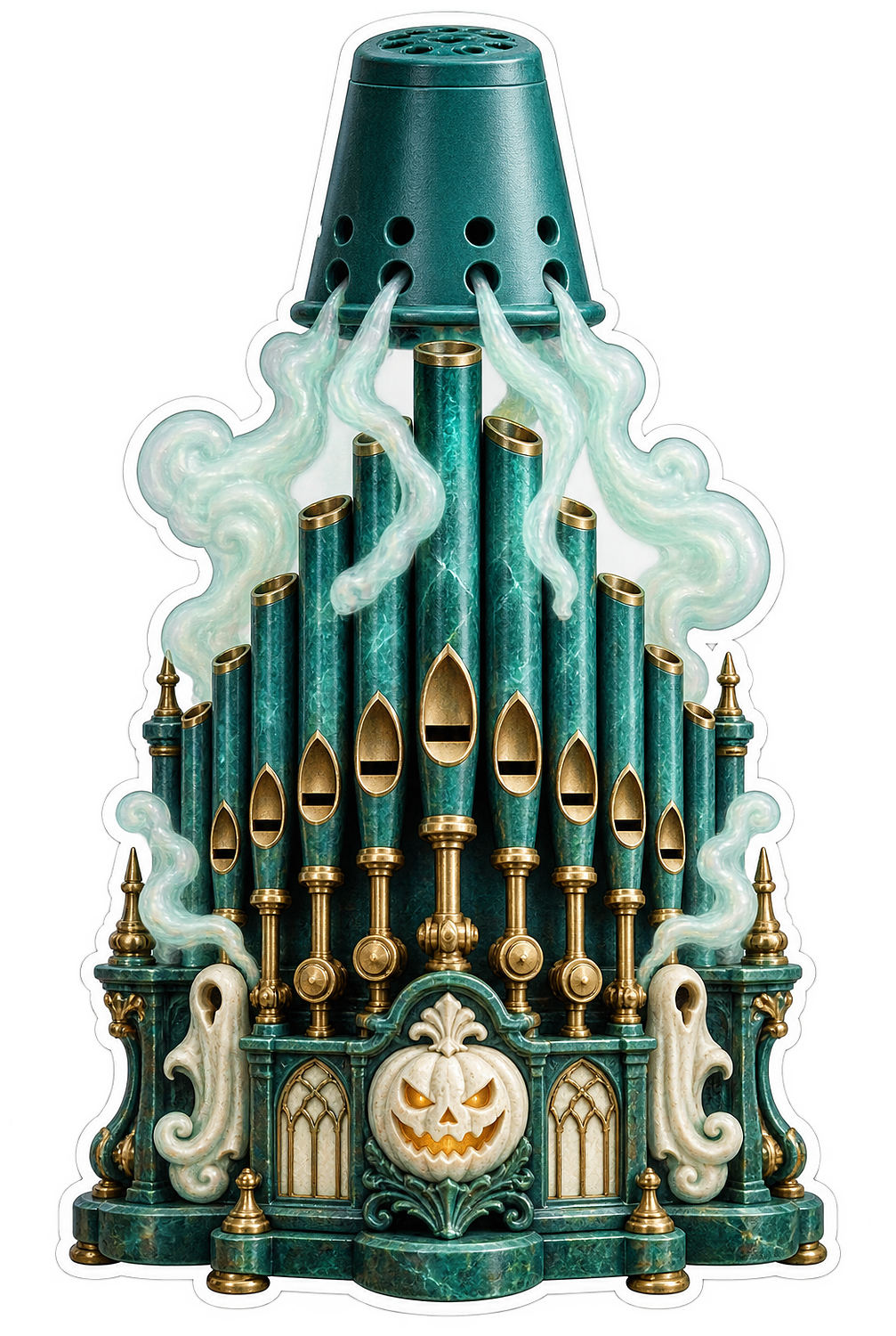Stacking Grandidierite Cup Vent Airflow Organ Vinyl Sticker Decal