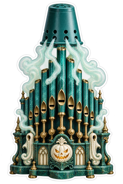 Stacking Grandidierite Cup Vent Airflow Organ Vinyl Sticker Decal