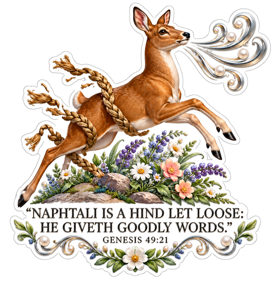 Bible Hind Let Loose Genesis 49 21 Vinyl Sticker Decal
