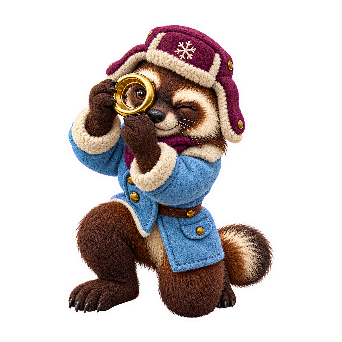 Needle Felt Wolverine Ice Skate Eyelet Inspector Vinyl Sticker Decal