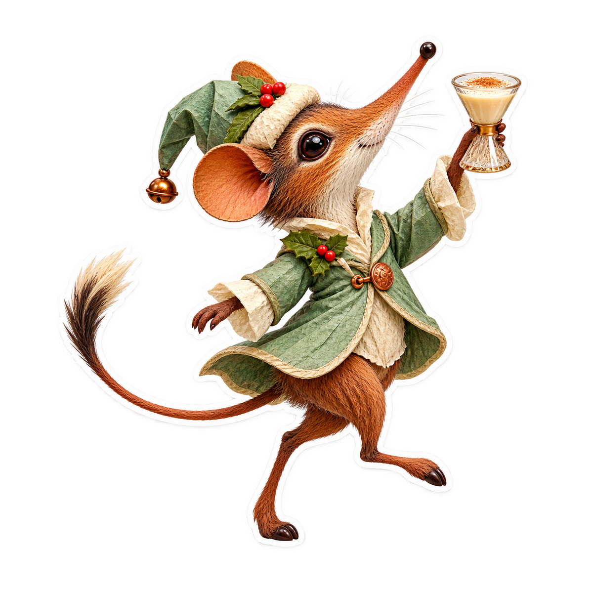Mulberry Paper Sengi Eggnog Measure Steward Vinyl Sticker Decal