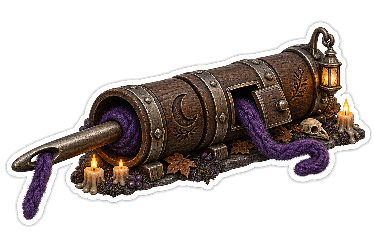 Ironwood Finishing Tail Burial Tunnel Vinyl Sticker Decal