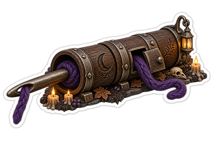 Ironwood Finishing Tail Burial Tunnel Vinyl Sticker Decal