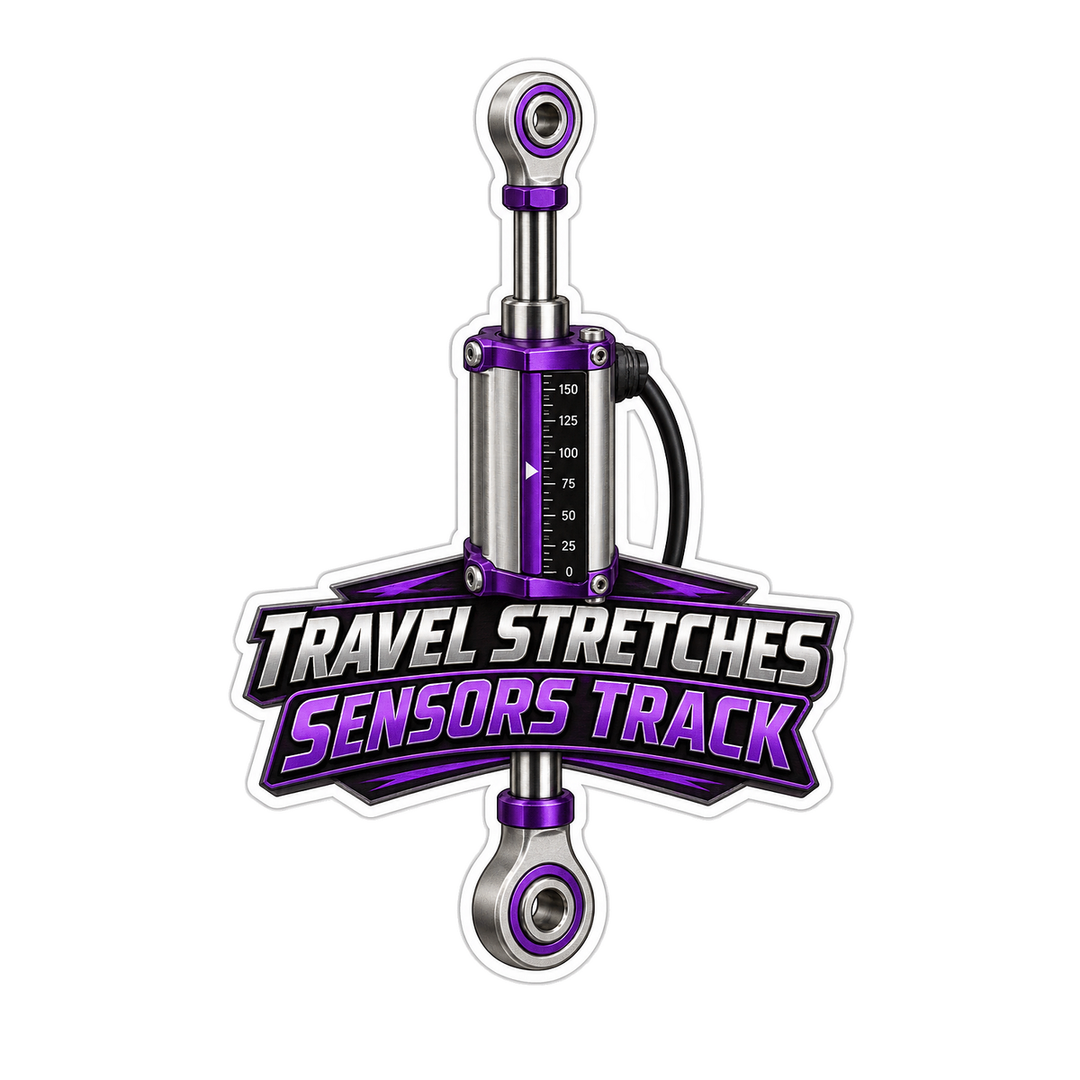 Suspension Travel Linear Potentiometer Vinyl Sticker Decal