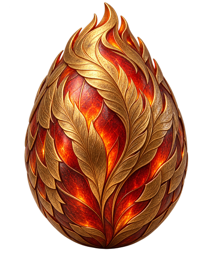 Original Mythical Creature Eggs Phoenix Egg Vinyl Sticker Decal