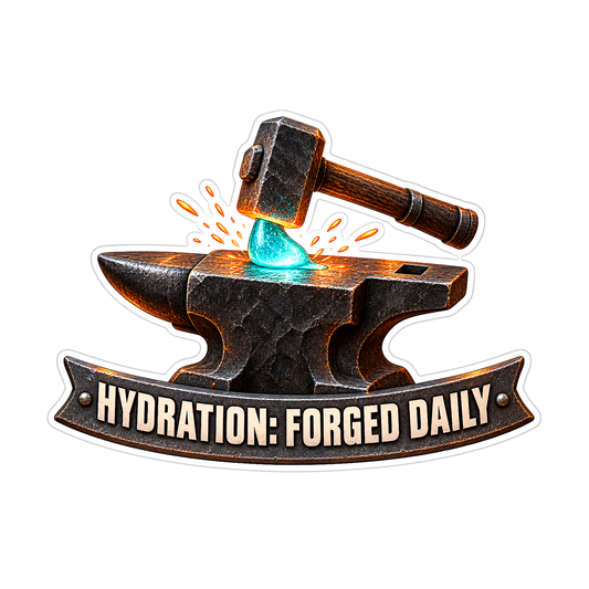 Hydration Forged Daily Vinyl Sticker Decal