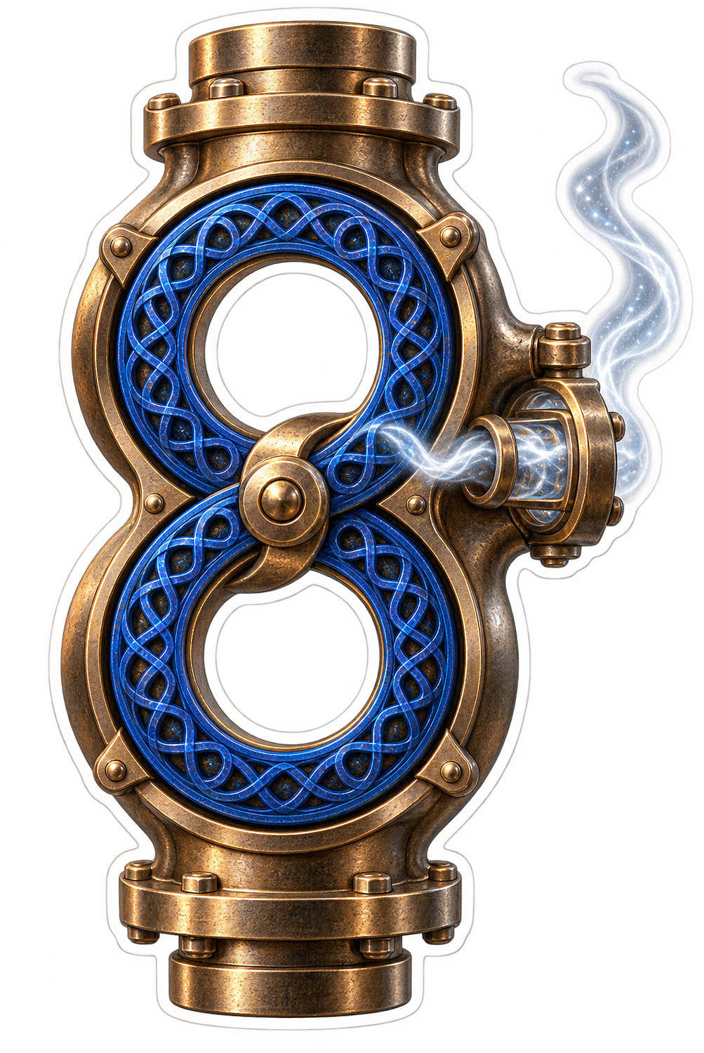 Maker Phosphor Bronze Split Ring Bypass Valve Vinyl Sticker Decal