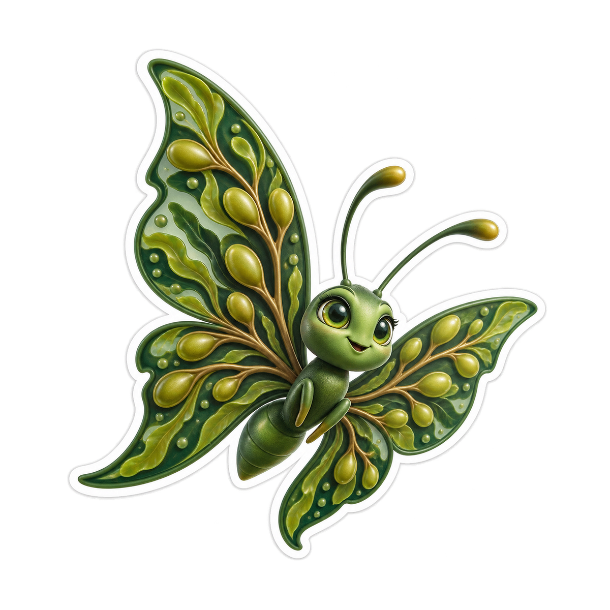 Kelp Bladderwrack Bubble Dash Vinyl Sticker Decal