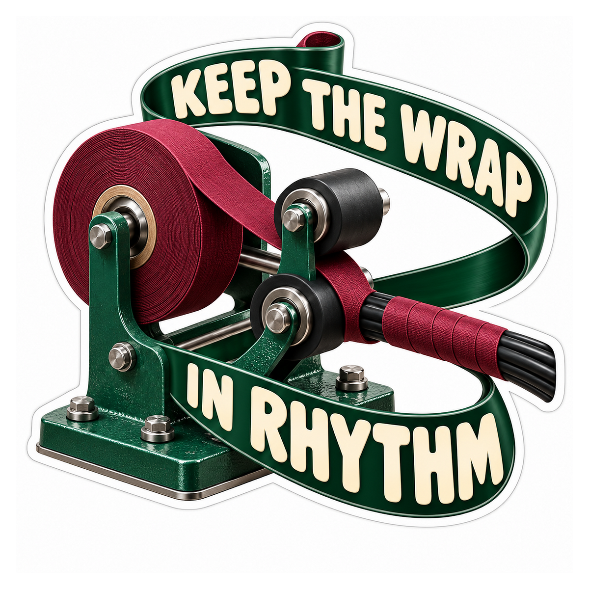 Harness Tape Tensioner Vinyl Sticker Decal
