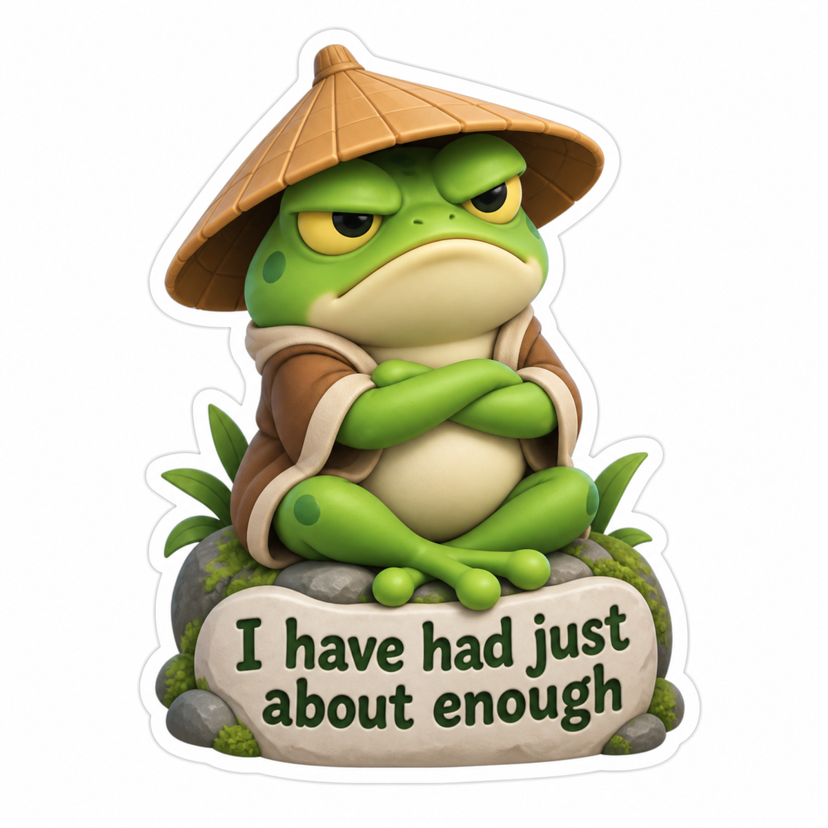 I Have Had Just About Enough Vinyl Sticker Decal