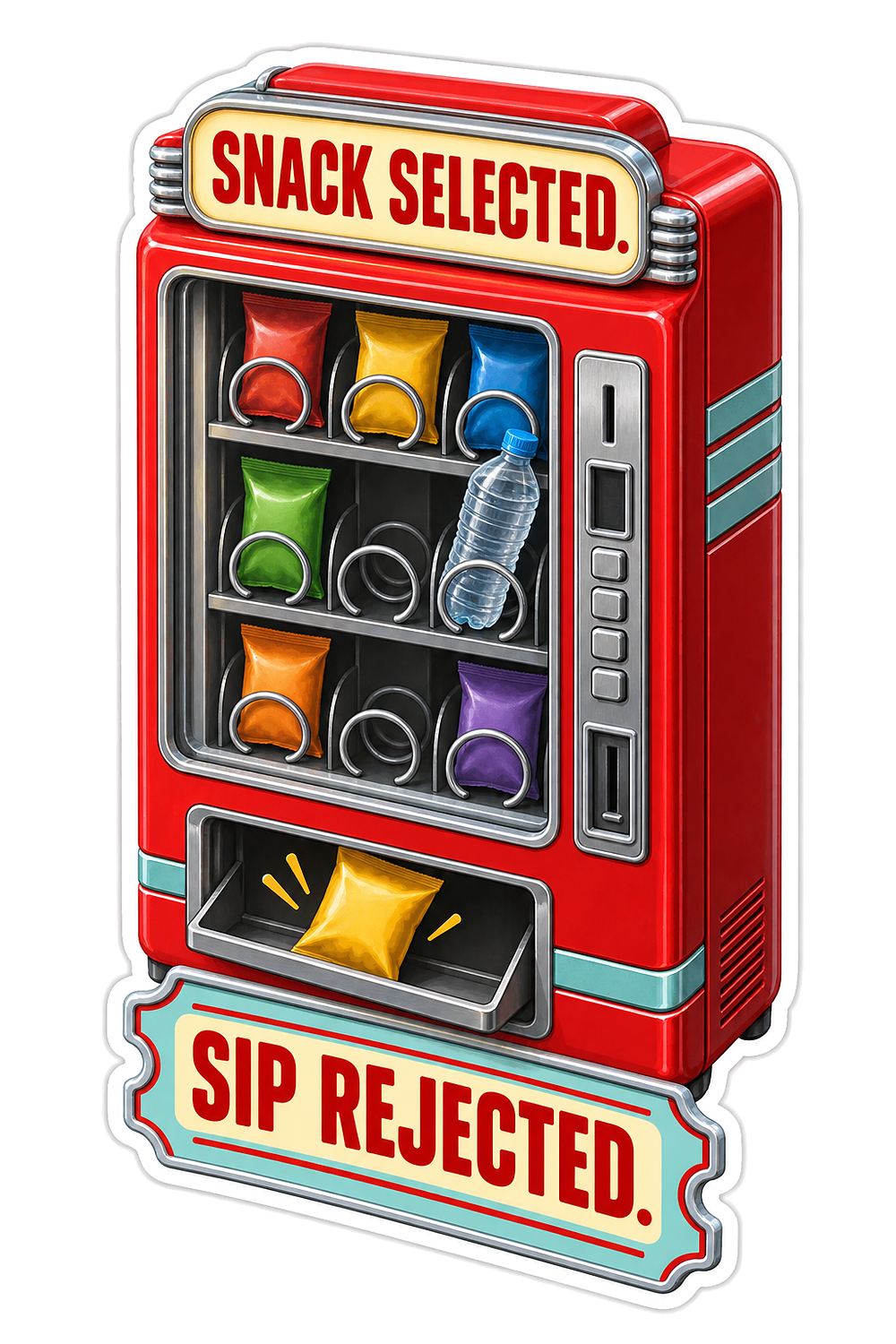 Sip Rejected Vinyl Sticker Decal