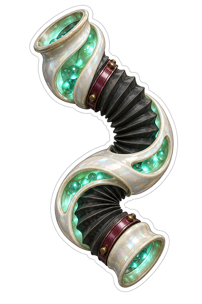 Mint Bellows Leak Light Tunnel Vinyl Sticker Decal