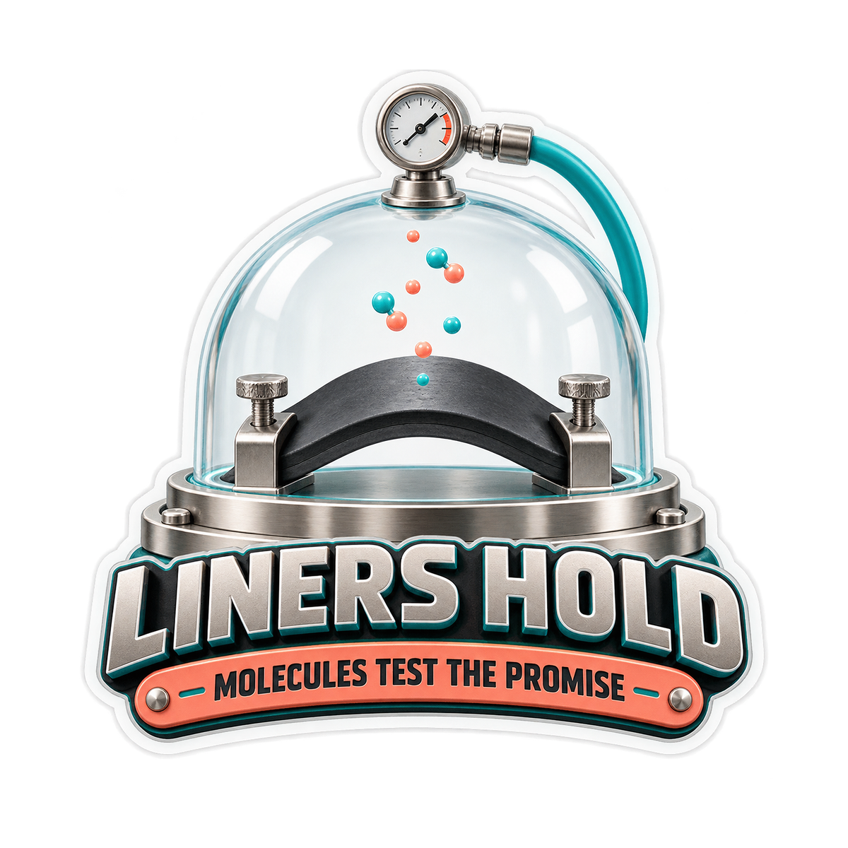 Tire Inner Liner Permeability Cup Vinyl Sticker Decal