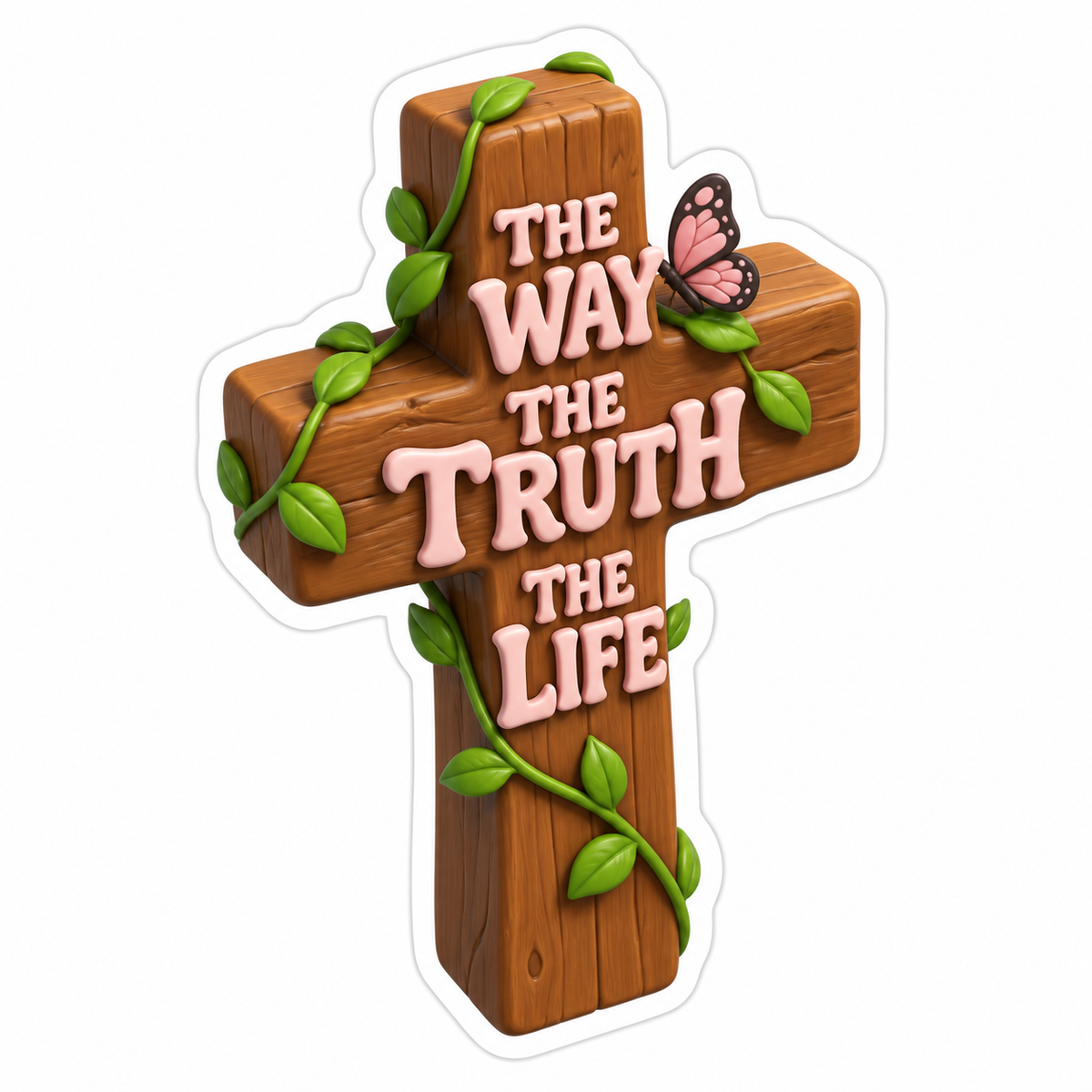 The Way The Truth The Life Vinyl Sticker Decal