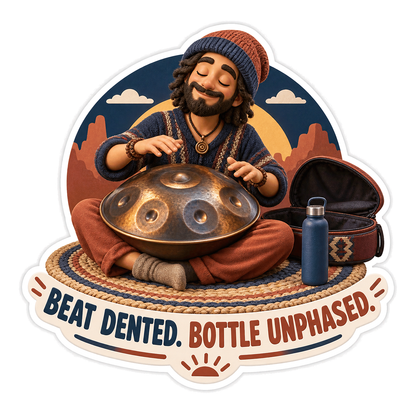 Beat Dented Vinyl Sticker Decal