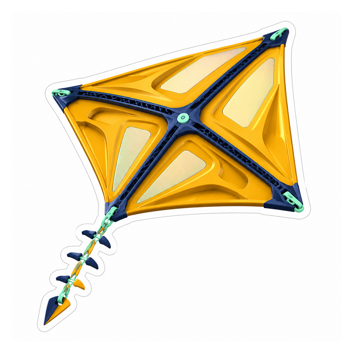 Underbody Air Deflector Kite Vinyl Sticker Decal