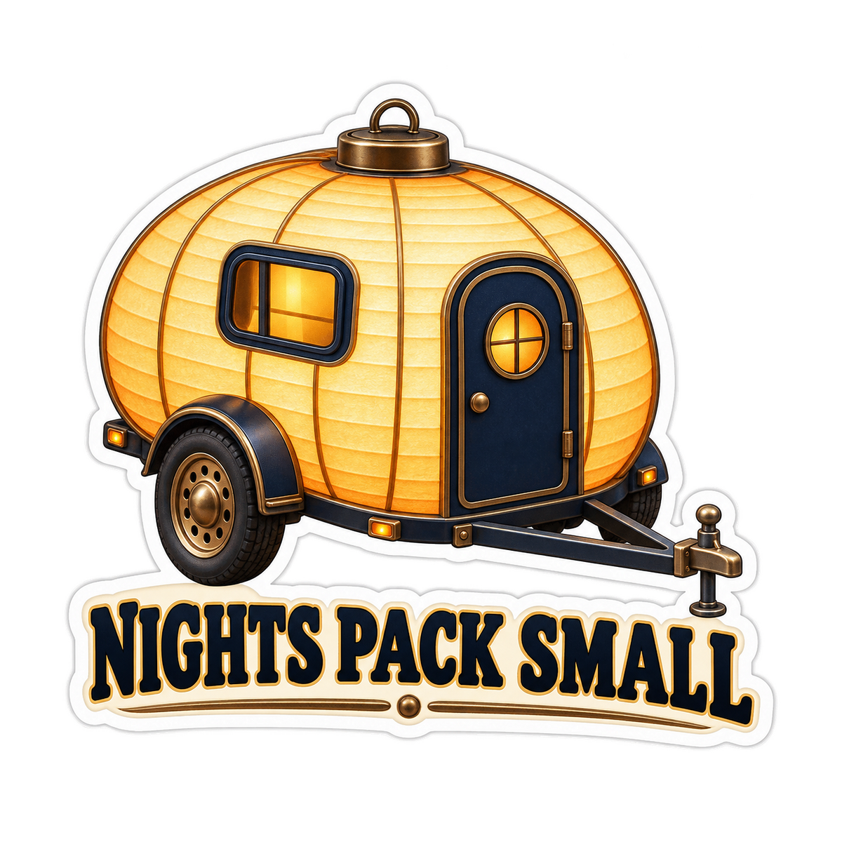 Nights Pack Small Vinyl Sticker Decal