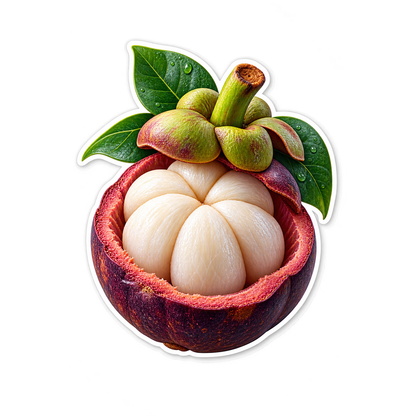 Mangosteen Velvet Crown Vinyl Sticker Decal