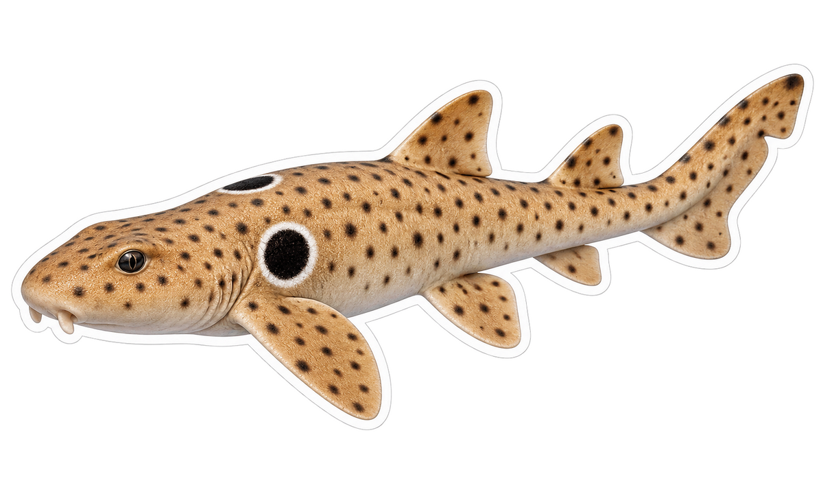 Epaulette Shark Vinyl Sticker Decal