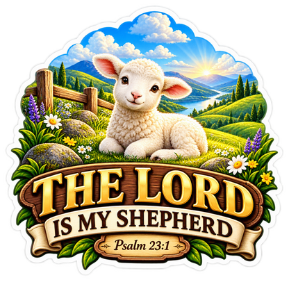 Lord Shepherd Psalm 23 1 Vinyl Sticker Decal