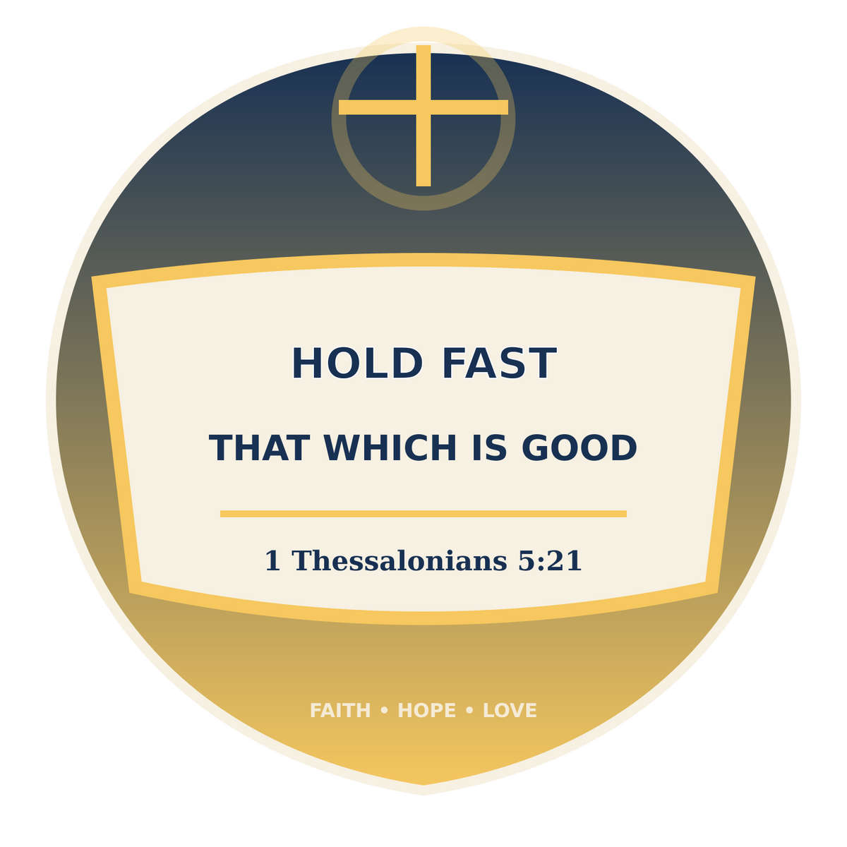 Hold Fast Vinyl Sticker Decal