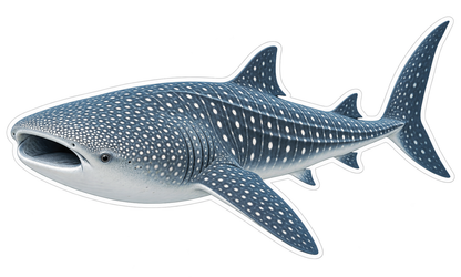 Whale Shark Vinyl Sticker Decal