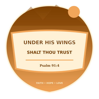 Under Wings Vinyl Sticker Decal