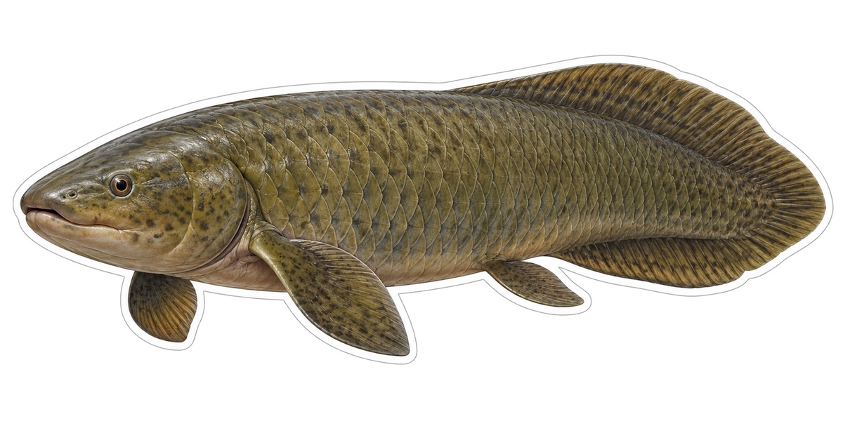 Australian Lungfish Vinyl Sticker Decal